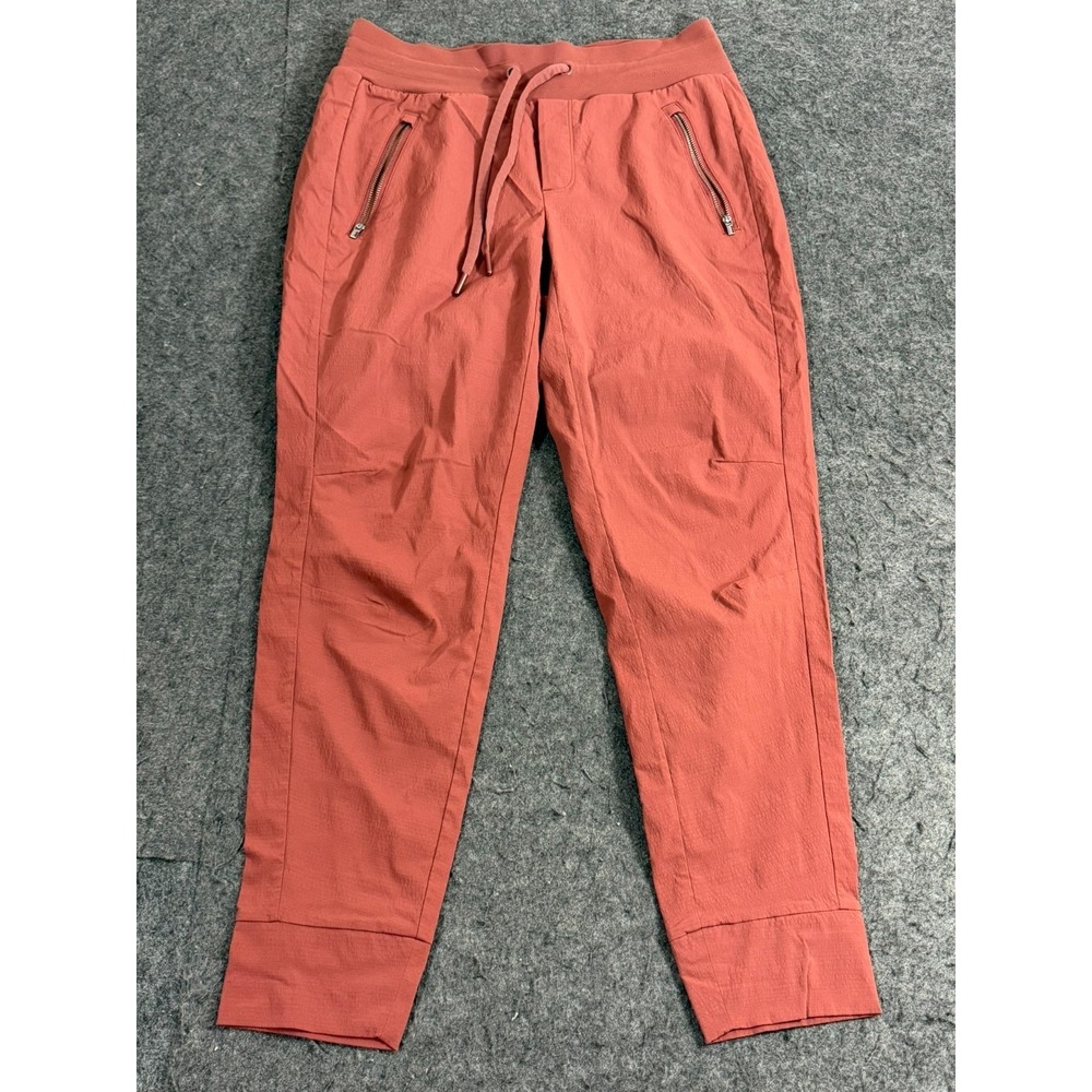 Athleta Pants Women's 4 Brown Trekkie North Jogger Zip Pockets Stretch‎ Travel